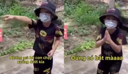 Ông bố dắt con đi dạo, bỏ chạy mất hình khi nhìn thấy công an: 'Tình nghĩa bố con' chắc có bền lâu?