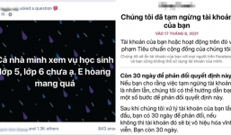Share link clip hot của học sinh lớp 6, hàng loạt tài khoản Facebook 'bay màu' trong đêm
