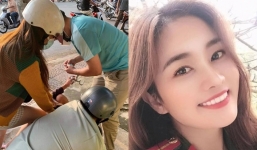 Nữ công an mặc thường phục khống chế tên nghiện trên phố, nhan sắc lập tức gây thương nhớ với dân mạng