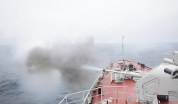 Army Games 2021: Chiến hạm của Việt Nam thi đấu tưng bừng, xếp trên Trung Quốc trong bài thi tập bắn