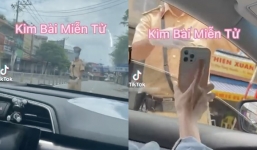 Cô gái ngồi xe ô tô khoe 'kim bài miễn tử', 'thông chốt' giữa mùa dịch khiến dân tình xôn xao 