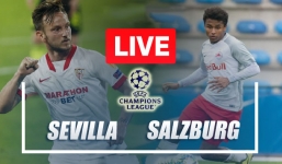 Trực tiếp Sevilla vs Salzburg, link xem trực tiếp Sevilla vs Salzburg: 23h45 ngày 14/09