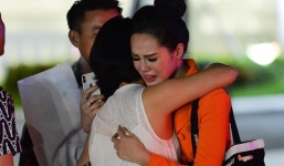 Bạn gái Trọng Đại U23 khóc nấc khi bị loại ở Miss World Việt Nam 2019