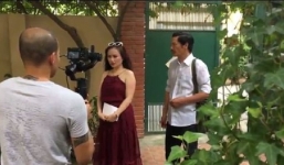 Về nhà đi con: Cười rung rốn với hậu trường cô Xuyến mời cưới bố Sơn