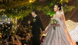 Mãn nhãn với 3 bộ váy Đàm Thu Trang diện trong ngày cưới 