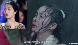 Bị Lưu Diệc Phi bỏ xa, Dương Mịch 'lộ nguyên hình' khi dầm mưa