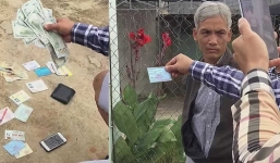 Khoảnh khắc bắt Phó viện trưởng VKSND Tân Châu nhận hối lộ 2.500 USD