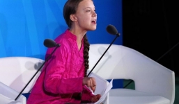 Cô bé 16 tuổi tố cáo các lãnh đạo thế giới vì biến đổi khí hậu