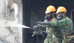 Tẩy độc nhà kho Rạng Đông đã hoàn tất