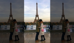 Loạt ảnh hôn người lạ khắp thế giới của cô gái trẻ gây sốt mạng xã hội