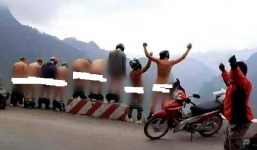 Lại thêm nhóm phượt thủ khỏa thân trên Mã Pì Lèng