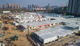 Cận cảnh bệnh viện dã chiến điều trị corona lớn nhất Vũ Hán