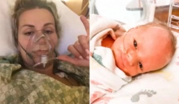 Hôn mê vì Covid-19, mẹ bầu tỉnh dậy thì con đã chào đời