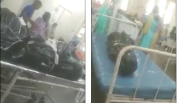 Dịch bùng mạnh, bệnh nhân Ấn Độ phải nằm điều trị cạnh người chết