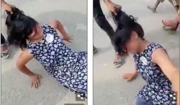 Phá đám cưới của chồng, vợ bị túm tóc, lôi xềnh xệch diễu qua làng