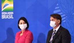 Vợ Tổng thống Brazil nhiễm Covid-19