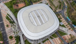 Cận cảnh bệnh viện dã chiến chống Covid-19 sắp xây dựng tại Đà Nẵng