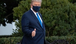 Rộ tin ông Trump phải thở oxy trước khi đến bệnh viện