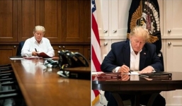 Vừa muốn lấy lòng người dân, Trump đã bị bóc mẽ 'sống ảo' giữa lúc bệnh tật