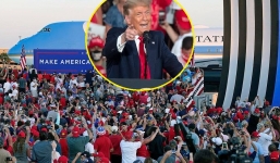 Trump tái xuất ngoạn mục sau nhiễm Covid-19, dọa 'hôn nồng cháy' tất cả người ủng hộ