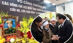 Tang lễ đẫm nước mắt của 13 cán bộ, chiến sĩ hy sinh tại Thủy điện Rào Trăng 3