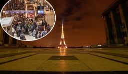 Choáng trước cảnh hàng nghìn người tháo chạy khỏi Paris trước giờ giới nghiêm