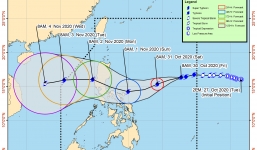 'Tiền thân' bão số 10 tăng cấp, Philippines căng mình chuẩn bị ứng phó