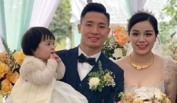 Xinh đẹp trong lễ cưới, vợ Bùi Tiến Dũng vẫn bị soi ra khiếm khuyết khó giấu