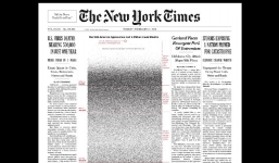 Trang nhất New York Times phơi bày ác mộng Covid-19 tại Mỹ