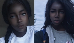 'Nữ thần hắc tố' sở hữu làn da đen tuyền, càng ngắm càng mê