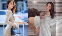 Ngọc Trinh tung ảnh hậu trường lấp ló sau tấm chăn, ẩn ý dằn mặt 'ai đó'