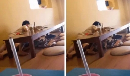 Cặp đôi 'chim chuột' ở quán trà sữa khiến những người xung quanh sượng mặt 