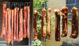 Cách làm ba chỉ một nắng tận dụng tiết trời 40 độ C