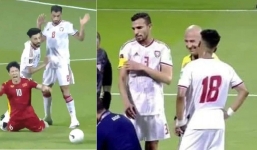 Thực hư bức ảnh trọng tài trận Việt Nam - UAE cười rạng rỡ khi Công Phượng bị phạm lỗi trong vòng cấm