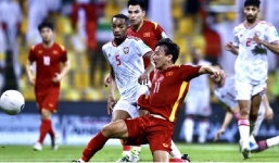 Tuyển Việt Nam ăn mừng chiến thắng, tạm biệt UAE về nước