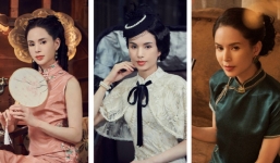 'Tiểu Long Nữ' Lý Nhược Đồng mặc sườn xám khoe vóc dáng tuyệt mỹ ở tuổi 54