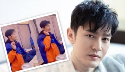 Huỳnh Hiểu Minh thở oxy, ăn thịt xiên nướng