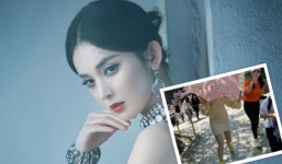 Đang từ 'bà hoàng' thời trang, Cổ Lực Na Trát hóa thảm họa vì một phụ kiện