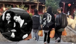 Dương Mịch, Lưu Thi Thi ăn vận kín mít, hẹn hò nhau ở chốn linh thiêng