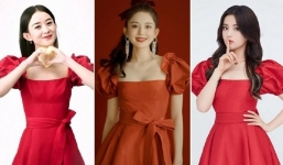 Sao nữ Cbiz đụng hàng: Triệu Lộ Tư 'chặt đẹp' Cúc Tịnh Y, Lệ Dĩnh thua thảm trước đàn em