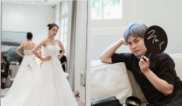 Cô dâu Ngô Thanh Vân rối bời vì cùng 'nhỏ bạn thân' Nam Trung đi chọn áo cưới