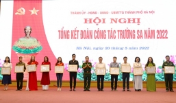 Tổng kết chuyến công tác thăm, động viên quân, dân huyện đảo Trường Sa và Nhà giàn DK1 năm 2022