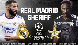 Nhận định Real Madrid vs Sheriff (2h00, 29/09) vòng bảng Champions League: Khuất phục “cảnh sát trưởng”