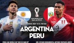 Nhận định Argentina vs Peru (6h30, 15/10) vòng loại World Cup: Khó cản nhà vua Nam Mỹ