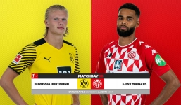 Link xem trực tiếp bóng đá Dortmund vs Mainz (20h30, 16/10) vòng 8 Bundesliga