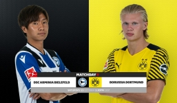 Link xem trực tiếp bóng đá Bielefeld vs Dortmund (20h30, 23/10) vòng 9 Bundesliga