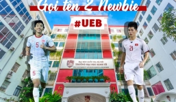 Văn Hậu và Đình Trọng mở rộng đường học, trở thành tân sinh viên Đại học Kinh tế