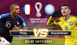 Nhận định Pháp vs Kazakhstan (2h45, 14/11) vòng loại World Cup 2022: Chính thức giành vé