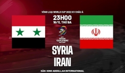 Nhận định Syria vs Iran (23h00, 16/11) vòng loại World Cup 2022: Khó thắng lịch sử