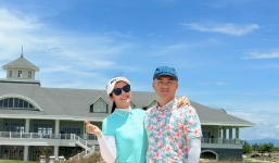 Hoa hậu Ngọc Hân hiếm hoi cho chồng kém tuổi lên sóng, thể hiện tình yêu ngọt ngào